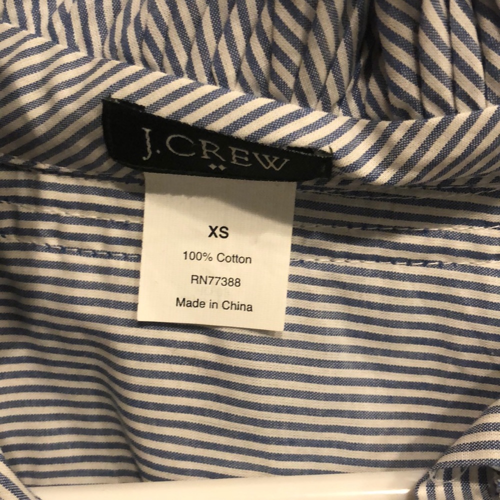 Ruffle Jcrew Button Down - image 2